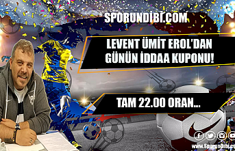 Levent Ümit Erol'dan Günün İddaa Kuponu!