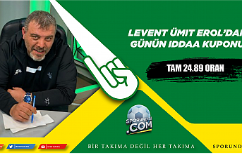 Levent Ümit Erol'dan Günün İddaa Kuponu!
