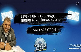 Levent Ümit Erol'dan Günün İkinci İddaa...