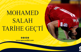 Mohamed Salah tarihe geçti