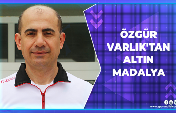 Özgür Varlık'tan altın madalya