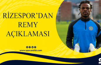 Rizespor'dan Remy açıklaması