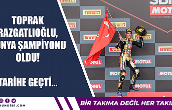 Toprak Razgatlıoğlu dünya şampiyonu oldu! Tarihe geçti...