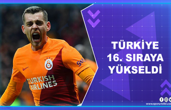 Türkiye 16. sıraya yükseldi