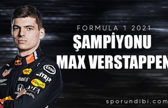 Şampiyon Max Verstappen