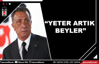 Ahmet Nur Çebi: ''Yeter artık beyler''