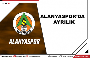 Alanyaspor'da ayrılık...