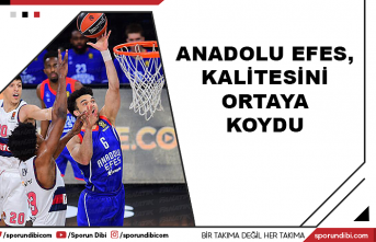 Anadolu Efes, kalitesini ortaya koydu