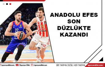 Anadolu Efes son düzlükte kazandı