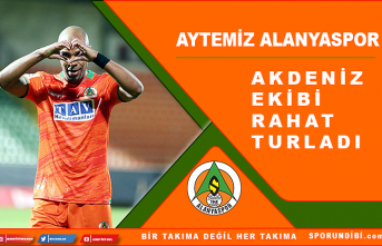 Aytemiz Alanyaspor rahat turladı