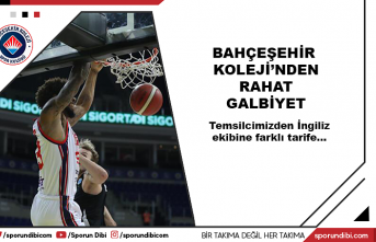 Bahçeşehir Koleji'nden rahat galibiyet