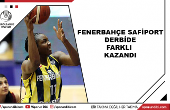 Fenerbahçe Safiport derbide farklı kazandı