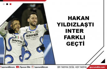 Hakan yıldızlaştı, Inter farklı geçti...