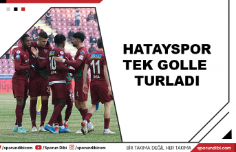 Hatayspor tek golle turladı