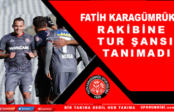 Karagümrük rakibine tur şansı tanımadı
