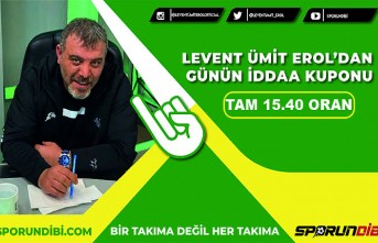 Levent Ümit Erol'dan Günün İddaa Kuponu!