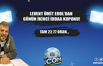 Levent Ümit Erol'dan Günün İkinci İddaa...