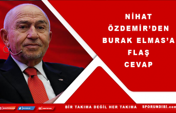 Nihat Özdemir'den Burak Elmas'a flaş cevap
