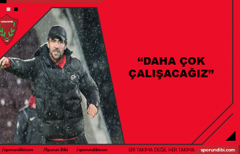 Ömer Erdoğan: ''Daha çok çalışacağız''