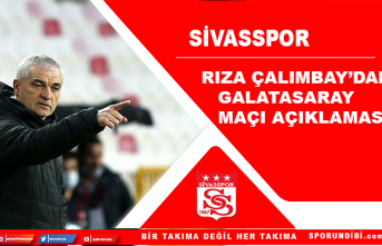 Rıza Çalımbay'dan Galatasaray maçı açıklaması
