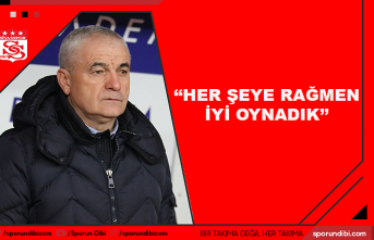 Rıza Çalımbay: ''Her şeye rağmen iyi oynadık''