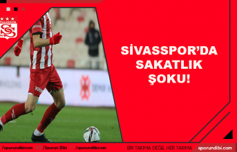 Sİvasspor'da sakatlık şoku