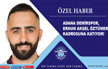 Adana Demirspor, Erhun Aksel Öztümer'i kadrosuna...