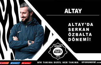 Altay'da Serkan Özbalta dönemi!