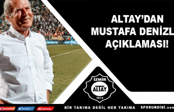Altay'dan Mustafa Denizli açıklaması!