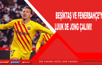 Beşiktaş ve Fenerbahçe'ye Luuk de Jong çalımı!
