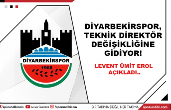 Diyarbekirspor, teknik direktör değişikliğine...