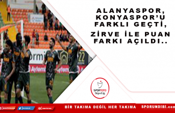 Alanyaspor, Konyaspor'u farklı geçti, Zirve...