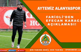 Farioli'den Efecan Karaca açıklaması!