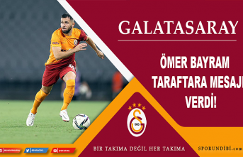Ömer Bayram taraftara mesajı verdi!