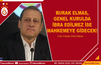 Burak Elmas, genel kurulda ibra edilmez ise mahkemeye...