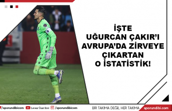 İşte Uğurcan Çakır'ı Avrupa'da zirveye...