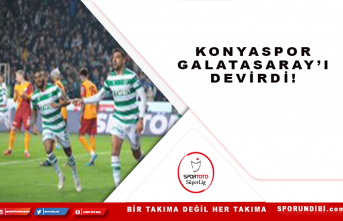 Konyaspor Galatasaray'ı devirdi!