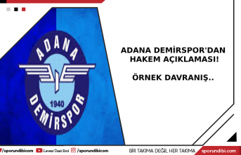 Adana Demirspor'dan hakem açıklaması! Örnek davranış...