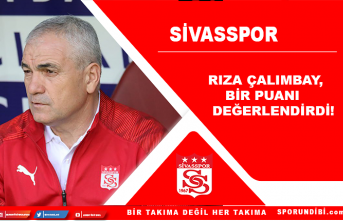 Rıza Çalımbay, bir puanı değerlendirdi!