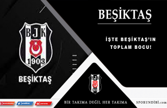 İşte Beşiktaş'ın toplam borcu!