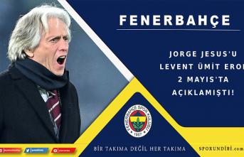 Jorge Jesus'u Levent Ümit Erol 2 Mayıs'ta...