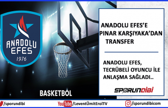 Anadolu Efes'e Pınar Karşıyaka'dan transfer!