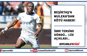 Beşiktaş'a Muleka'dan kötü haber!