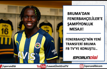 Bruma'dan Fenerbahçeliler'e şampiyonluk mesajı!