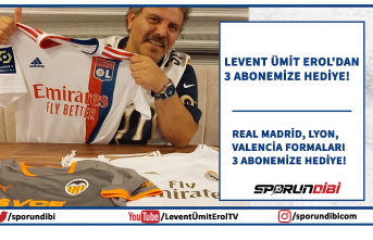 Levent Ümit Erol'dan 3 abonemize hediye!